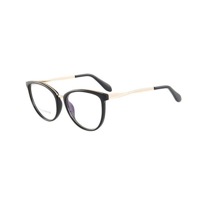 Hotony Women's Full Rim TR 90 Resin Round Frame Eyeglasses 7005 Full Rim Hotony