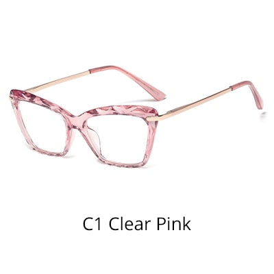 Ralferty Women's Reading Glasses Acetate Cat Eye 9753 Reading Glasses Ralferty