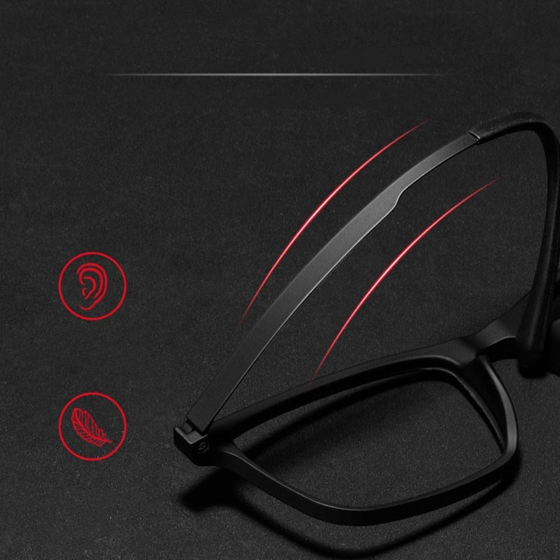 Yimaruili Unisex Full Rim Small Square Titanium Eyeglasses HR3058 Full Rim Yimaruili Eyeglasses
