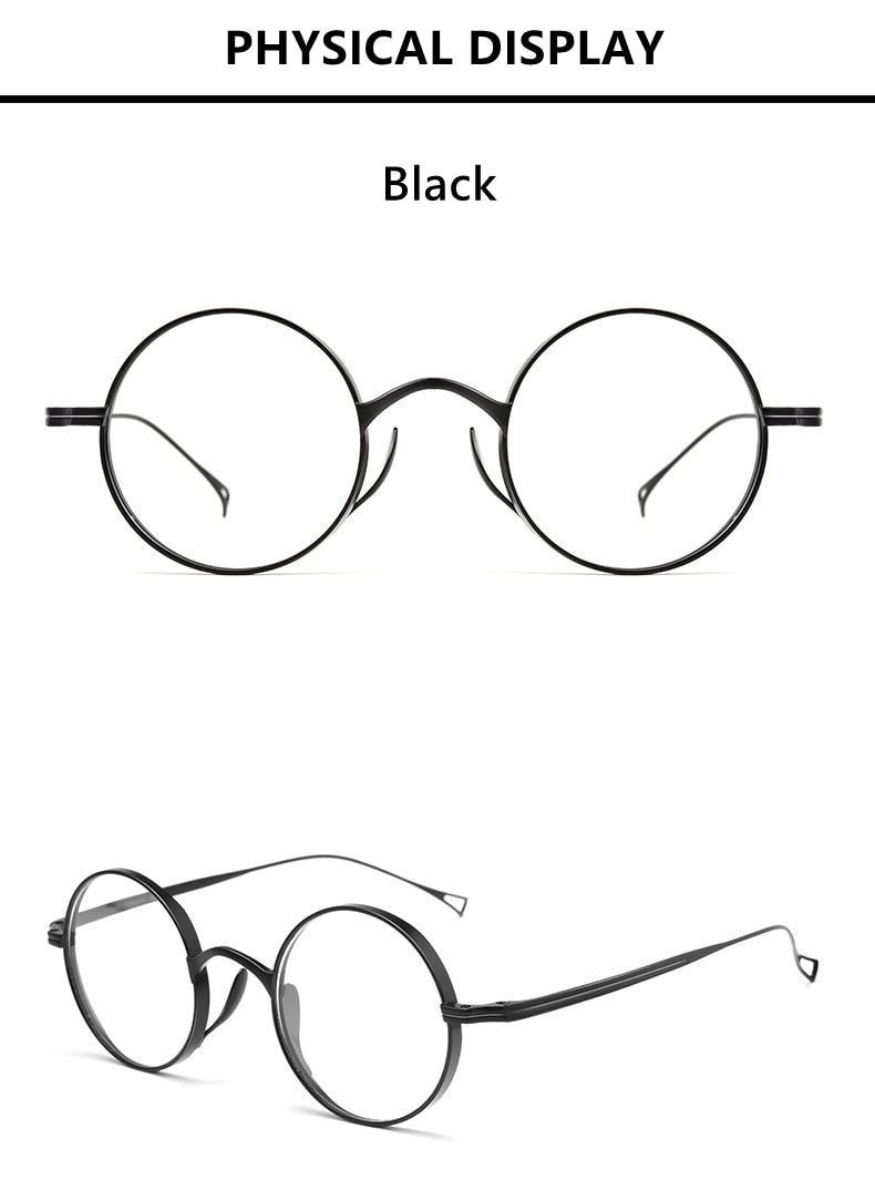 Yimaruili Unisex Full Wide Rim Titanium Frame Eyeglasses 9818CK Full Rim Yimaruili Eyeglasses