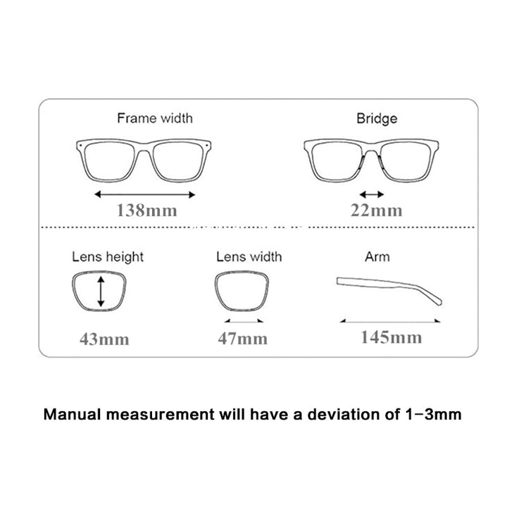 Gatenac Unisex Full Rim Round Screwless Titanium Frame Eyeglasses Gxyj267 Full Rim Gatenac