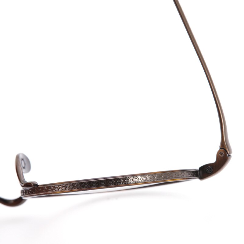 Muzz Men's Full Rim Round Titanium Acetate Frame Eyeglasses M70705 Full Rim Muzz