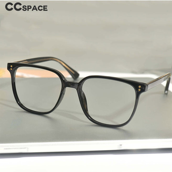 CCspace Unisex Full Rim Square Tr 90 Eyeglasses 53324 Full Rim CCspace