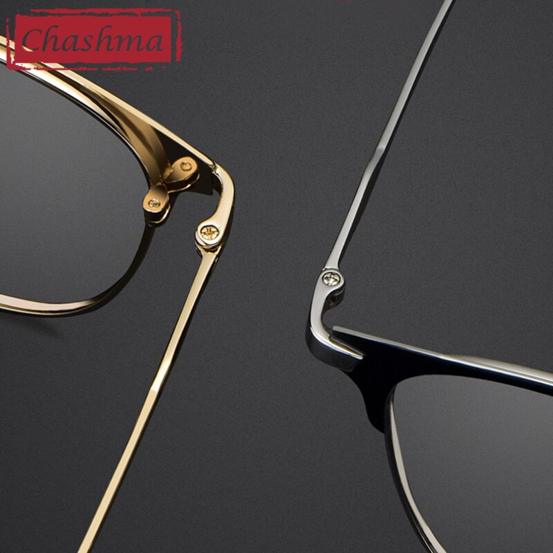Chashma Ottica Unisex Full Rim Square Round Alloy Eyeglasses 3389 Full Rim Chashma Ottica