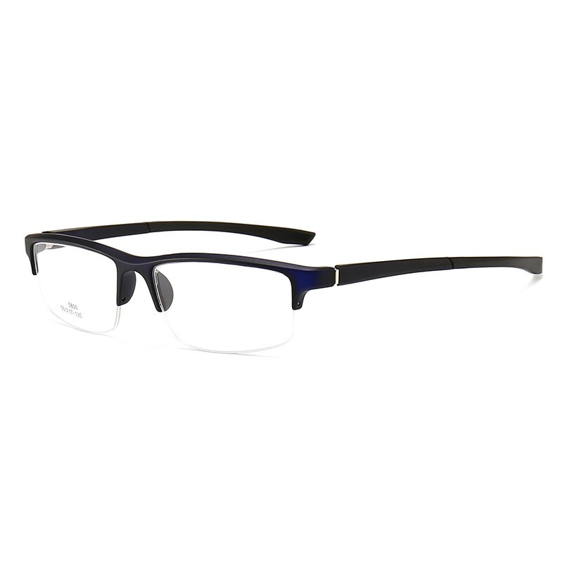 Hotochki Unisex Semi Rim PC Plastic Resin Frame Eyeglasses 5805 Semi Rim Hotochki Blue