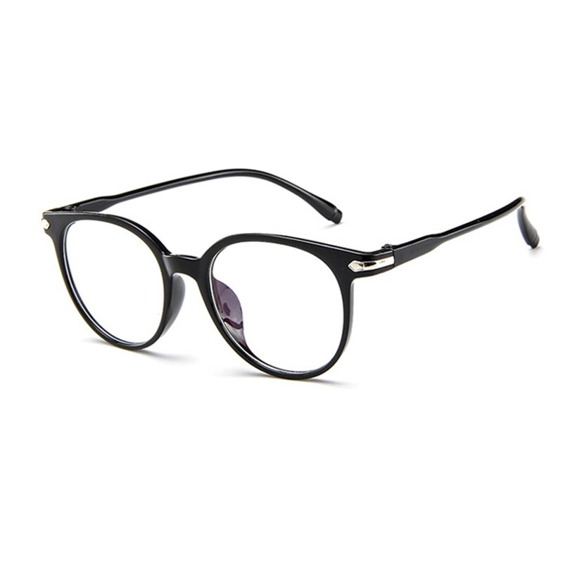 Hotochki Women's Full Rim Transparent Plastic Frame Eyeglasses 15959 Full Rim Hotochki black