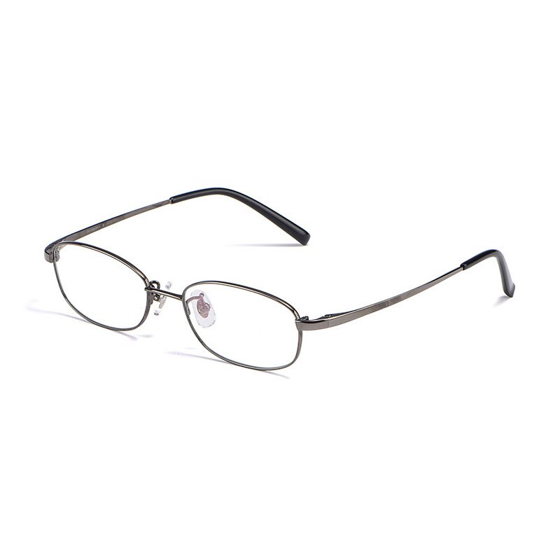 Hotochki Men's Full Rim Titanium Frame Eyeglasses 10196 Full Rim Hotochki gray