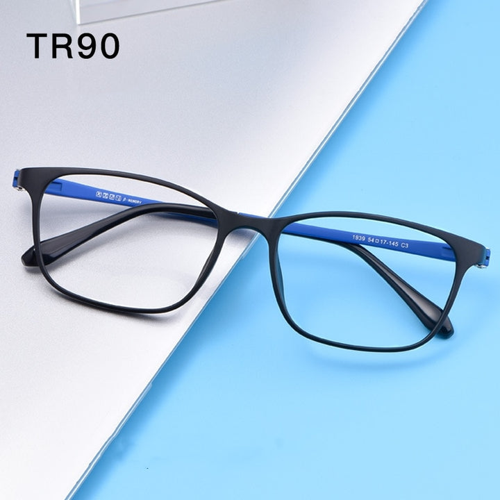 Yimaruili Unisex Full Rim Ultem/Steel Frame Eyeglasses 1939TR Full Rim Yimaruili Eyeglasses