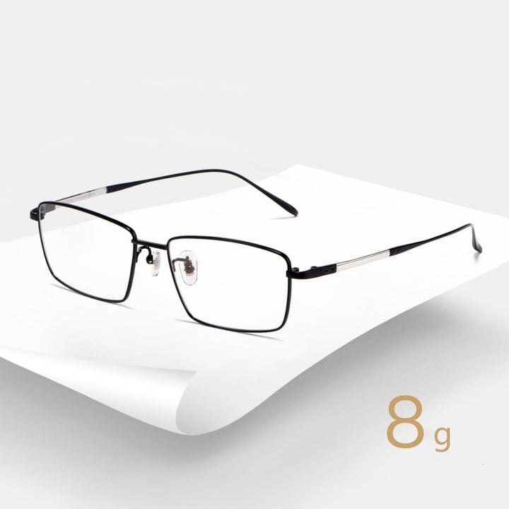 Yamaruili Men's Full Rim Titanium Alloy Frame Eyeglasses CK1045 Full Rim Yimaruili Eyeglasses