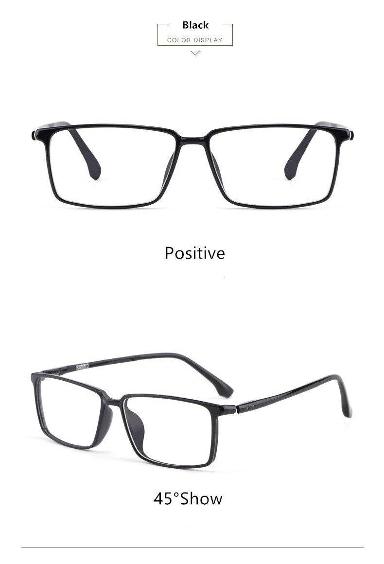 Yimaruili Men's Full Rim Steel Frame Eyeglasses 9810 Full Rim Yimaruili Eyeglasses
