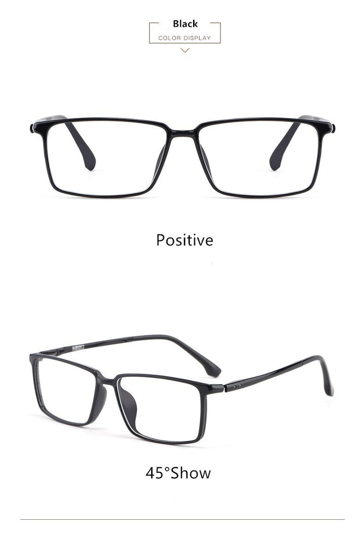 Yimaruili Men's Full Rim Steel Frame Eyeglasses 9810 Full Rim Yimaruili Eyeglasses