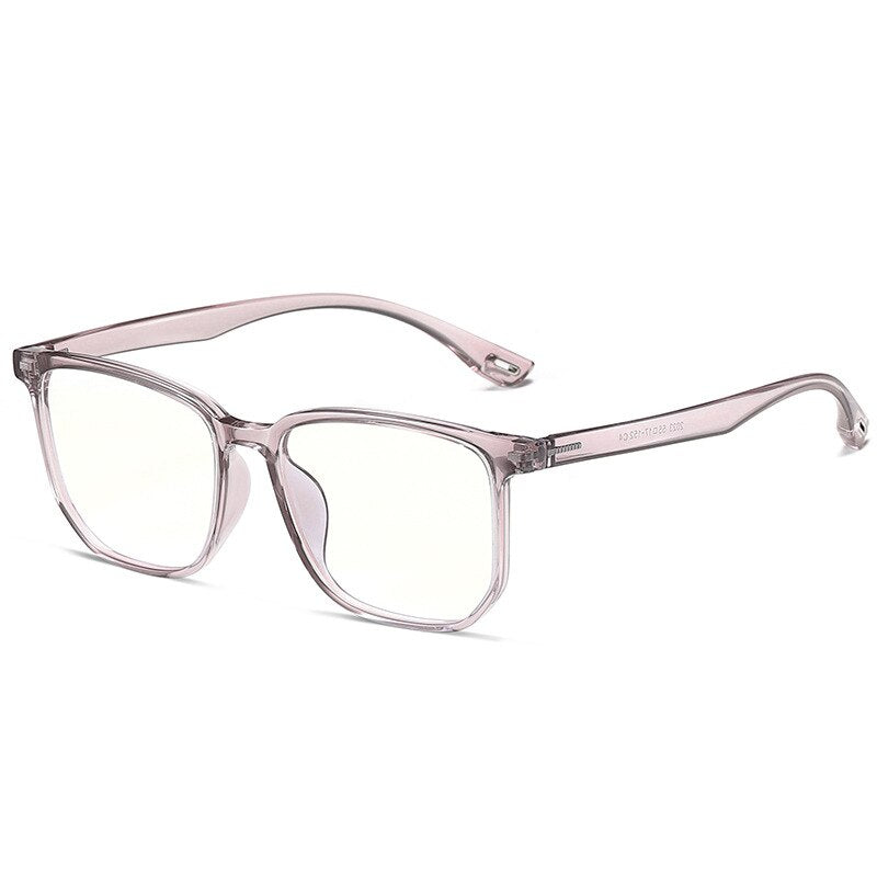 Yimaruili Unisex Full Rim Acetate Frame Eyeglasses 2023 Full Rim Yimaruili Eyeglasses Transparent Pink