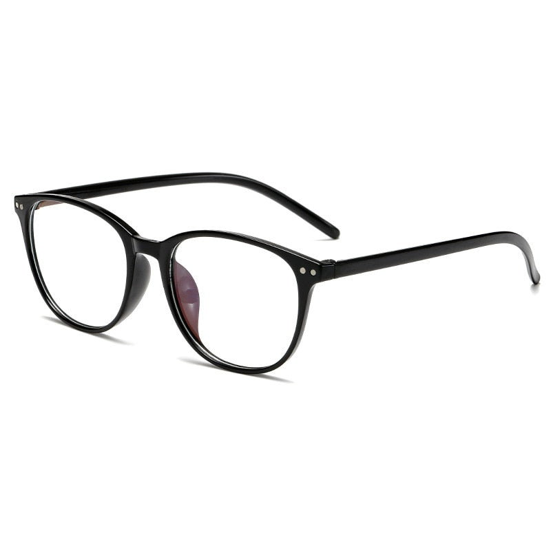 Ahora Anti Blue Light Computer Reading Glasses Unisex Ultralight Round Glasses Diopters +1.0 1.5 2.0 2.5 3 Reading Glasses Ahora 0 Black 
