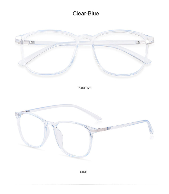 Hotony Women's Full Rim Square Acetate Frame Eyeglasses 6621 Full Rim Hotony