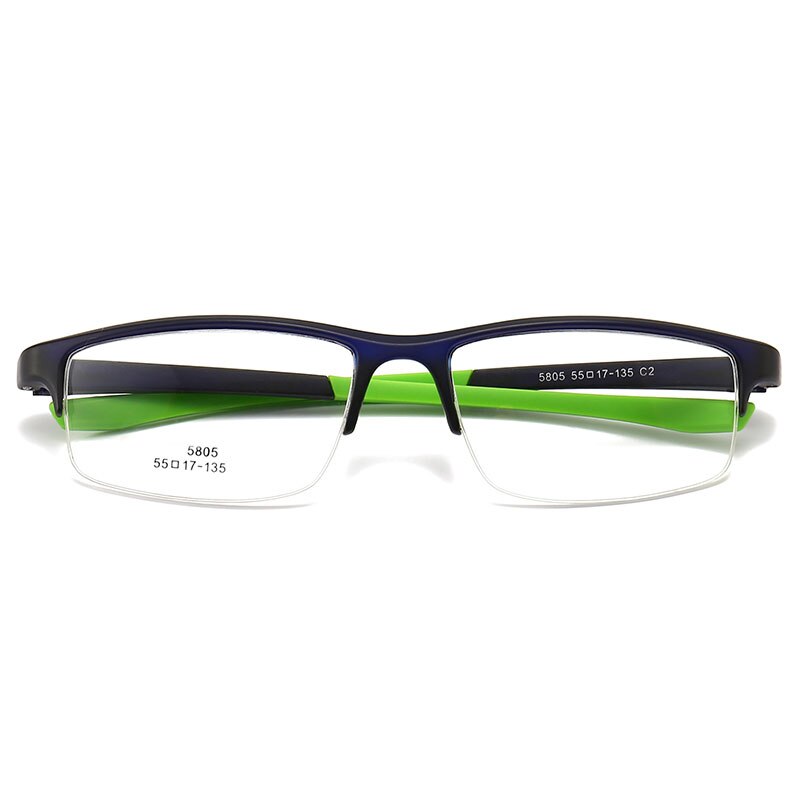 Hotochki Unisex Semi Rim PC Plastic Resin Frame Eyeglasses 5805 Semi Rim Hotochki