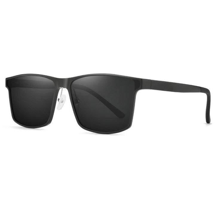 Yimaruili Unisex Full Rim Aluminum Magnesium Square Frame Polarized Sunglasses  8721 Sunglasses Yimaruili Sunglasses   
