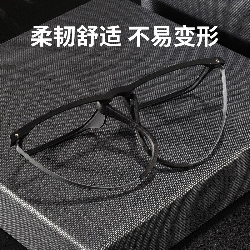 Unisex Full Rim Acetate Titanium Frame Eyeglasses Sc9826 Full Rim Bclear