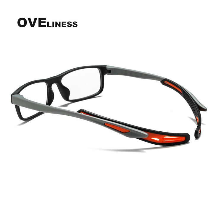 Oveliness Unisex Full Rim Square Tr 90 Titanium Sport Eyeglasses Olad55p Full Rim Oveliness