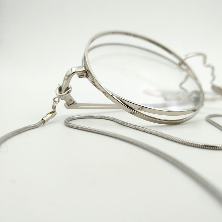 Yujo Unisex Full Rim Round Alloy Cosplay Lolita Style Monocle 2359 Monocle Yujo