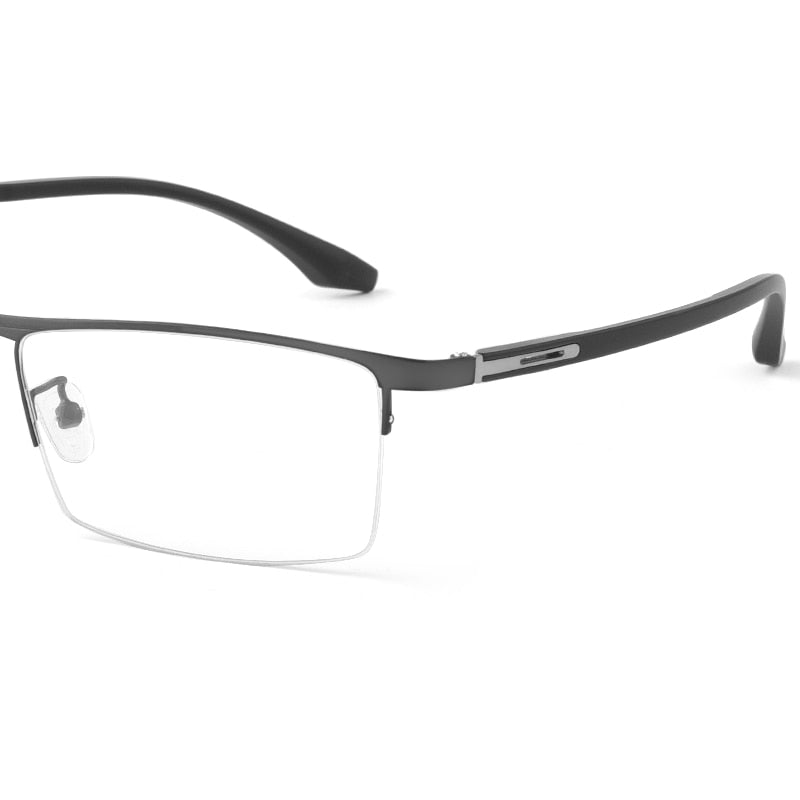 Hotochki Unisex Semi Rim Alloy Frame Eyeglasses P9001 Semi Rim Hotochki