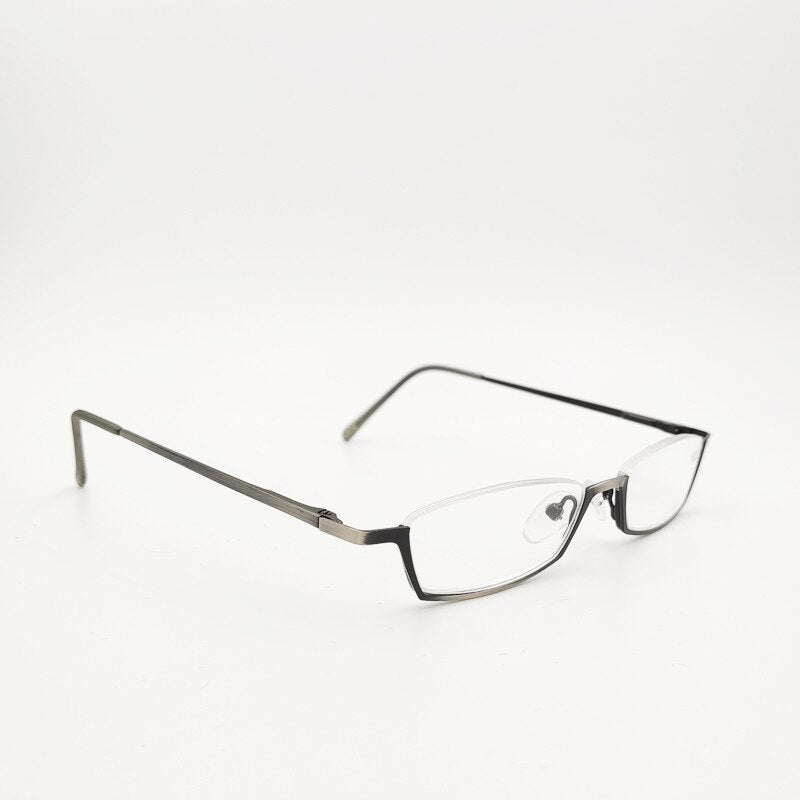 Yujo Unisex Alloy Semi Rim Square Frame Reading Glasses Y006 Reading Glasses Yujo