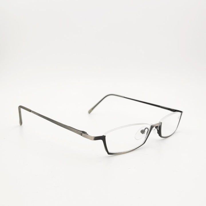 Yujo Unisex Alloy Semi Rim Square Frame Reading Glasses Y006 Reading Glasses Yujo