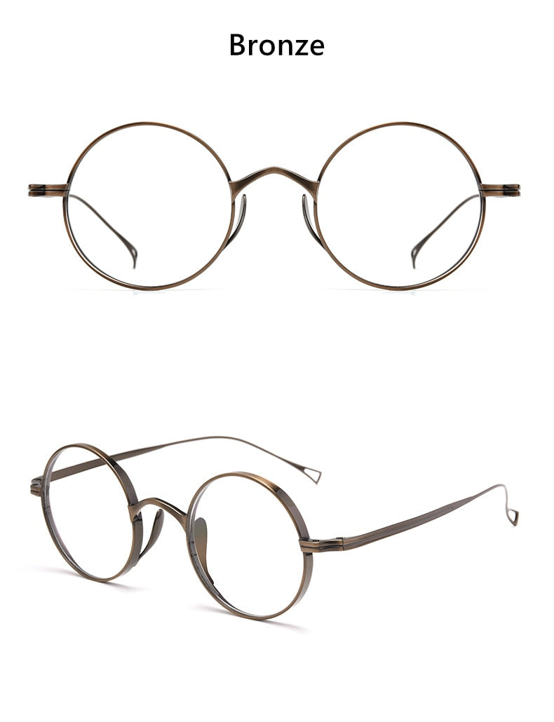 Yimaruili Unisex Full Wide Rim Titanium Frame Eyeglasses 9818CK Full Rim Yimaruili Eyeglasses