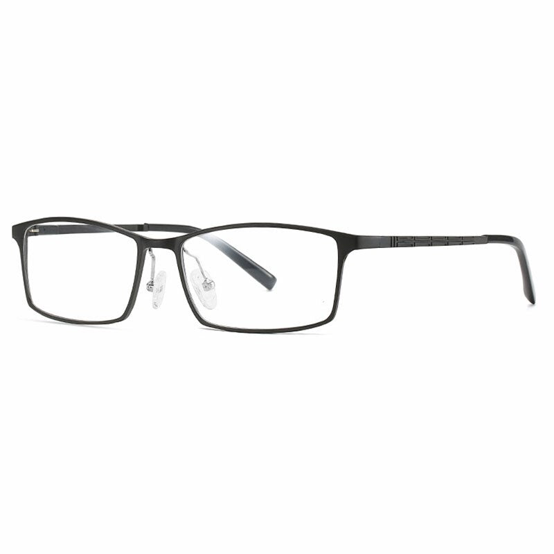 Hotochki Unisex Full Rim Alloy Frame Square Eyeglasses 6300 Full Rim Hotochki black