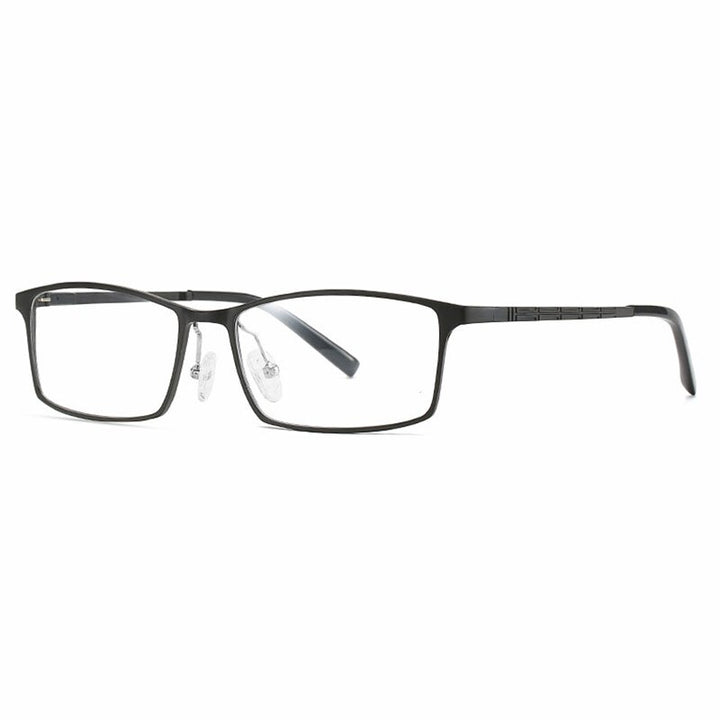 Hotochki Unisex Full Rim Alloy Frame Square Eyeglasses 6300 Full Rim Hotochki black