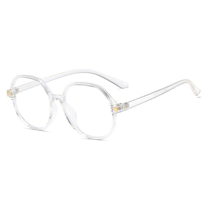 Hotony Women's Full Rim Polygon Round Tr 90 Eyeglasses B9005ds Full Rim Hotony TRANSPARENT