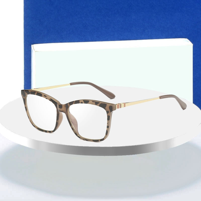 Hotochki Women's Full Rim Round TR-90 Resin Alloy Frame Eyeglasses 2060 Full Rim Hotochki