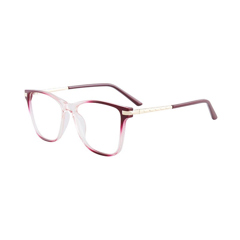 Hotony Women's Full Rim TR 90 Resin Square Frame Eyeglasses 7039 Full Rim Hotony