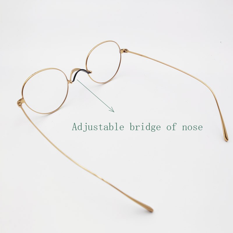 Yujo Unisex Full Rim Oval Round Titanium Eyeglasses Customized Lens Options Full Rim Yujo