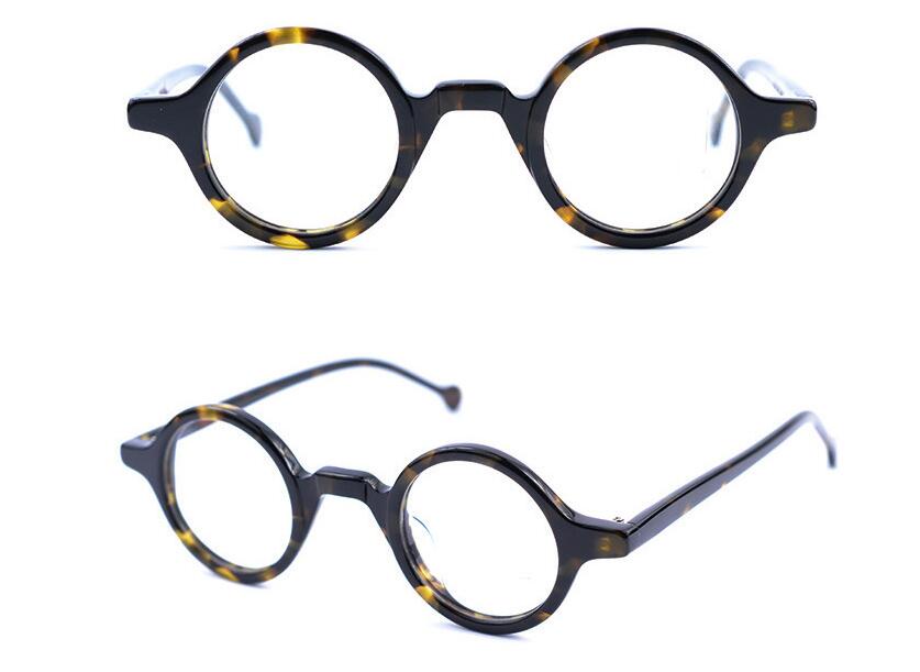 Muzz Men's Full Rim Round Acetate Frame Eyeglasses A916 Full Rim Muzz