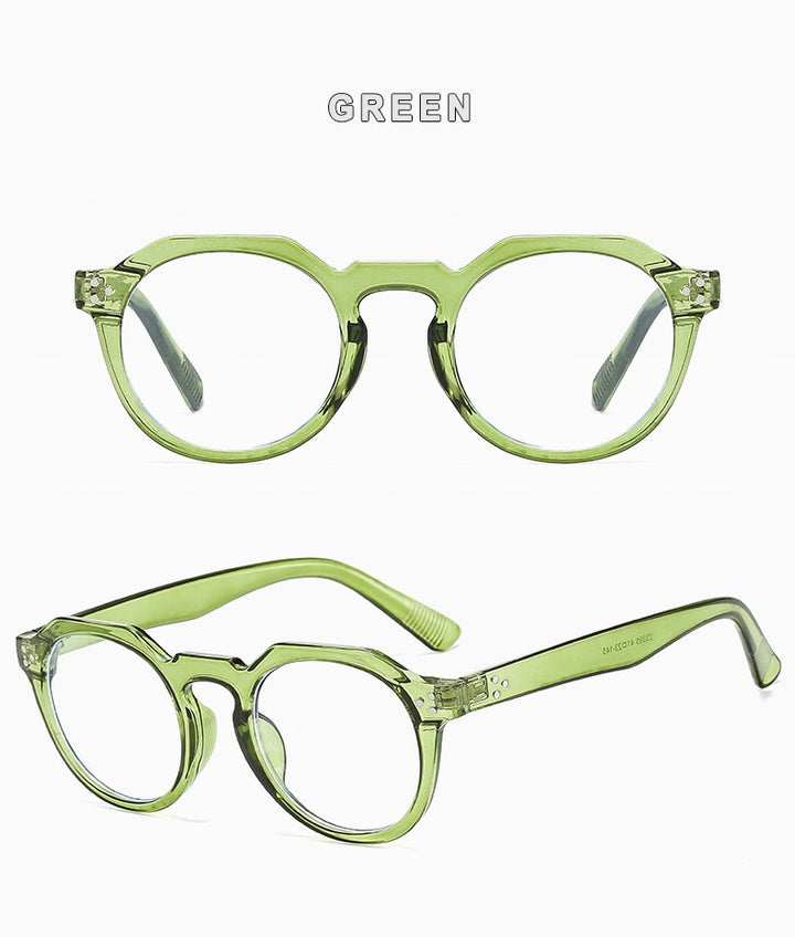 Hotochki Unisex Full Rim PC Plastic Resin Frame Eyeglasses 3395 Full Rim Hotochki