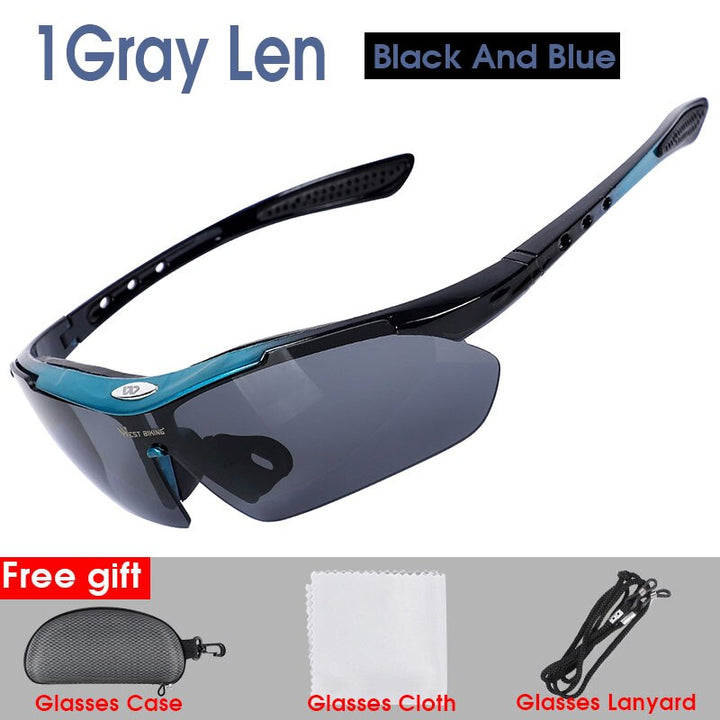 West Biking Unisex Full Rim Rectangle Acetate Polarized Sport Sunglasses YP0703111-135-136 Sunglasses West Biking