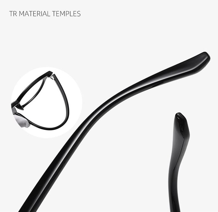 Hotochki Unisex Full Rim Round TR-90 Resin Frame Eyeglasses 2318 Full Rim Hotochki