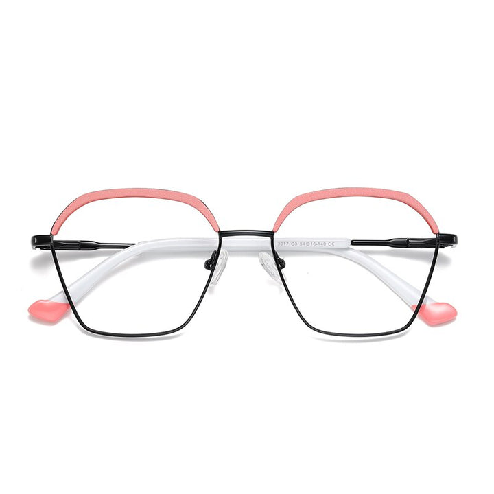 Gmei Women's Full Rim Alloy Square Frame Eyeglasses 3017 Full Rim Gmei Optical C3