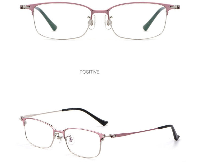 Hotochki Women's Full Rim Titanium Frame Eyeglasses 86061 Full Rim Hotochki