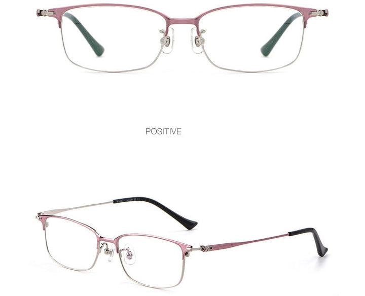 Hotochki Women's Full Rim Titanium Frame Eyeglasses 86061 Full Rim Hotochki