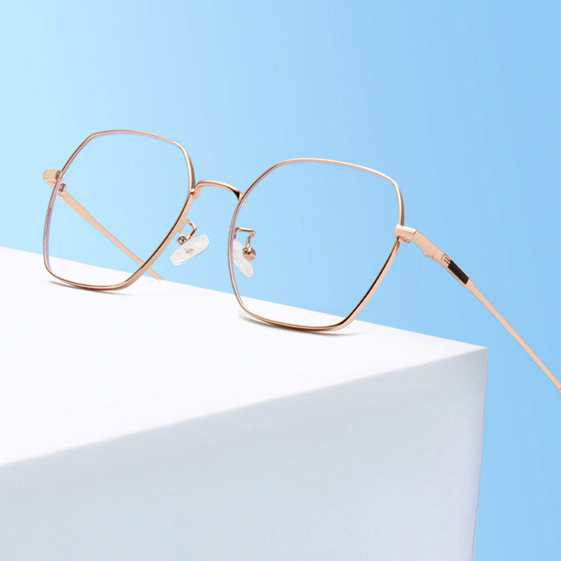 Hotochki Unisex Full Rim Alloy Frame Spring Hinge Eyeglasses 9339 Full Rim Hotochki