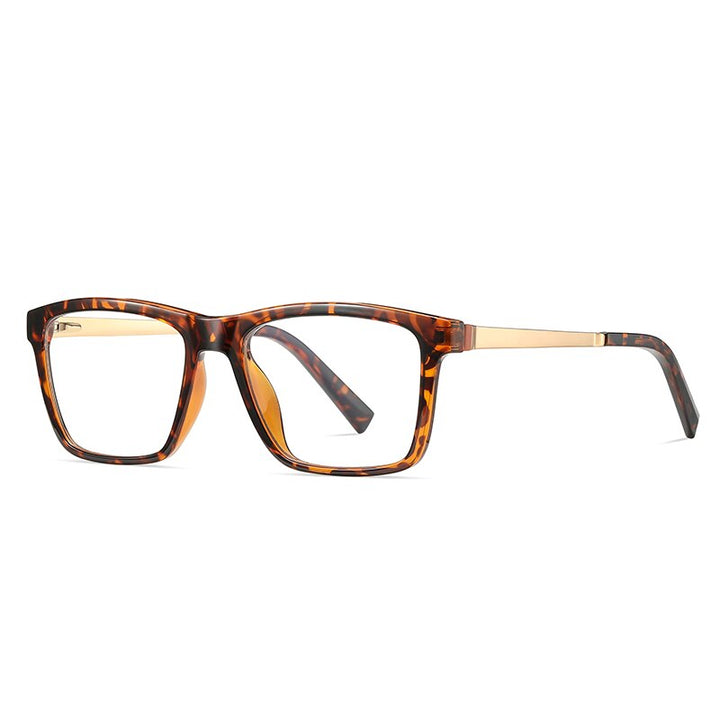 Oveliness Unisex Full Rim Square Tr 90 Titanium Eyeglasses 2078 Full Rim Oveliness