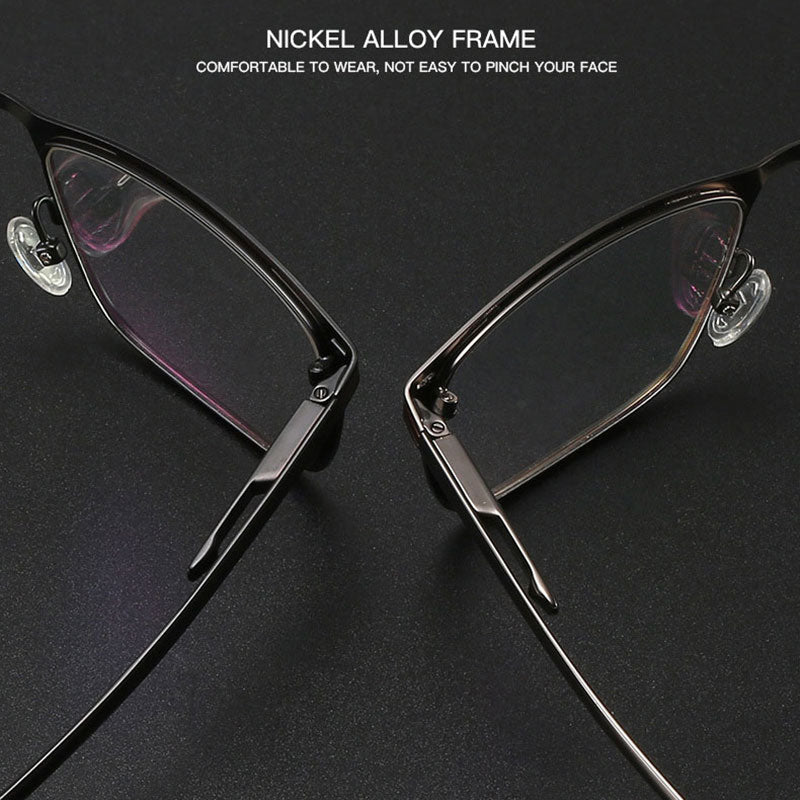 Hotochki Unisex Full Rim Nickel Alloy PC Plastic Resin Frame Eyeglasses 5138 Full Rim Hotochki