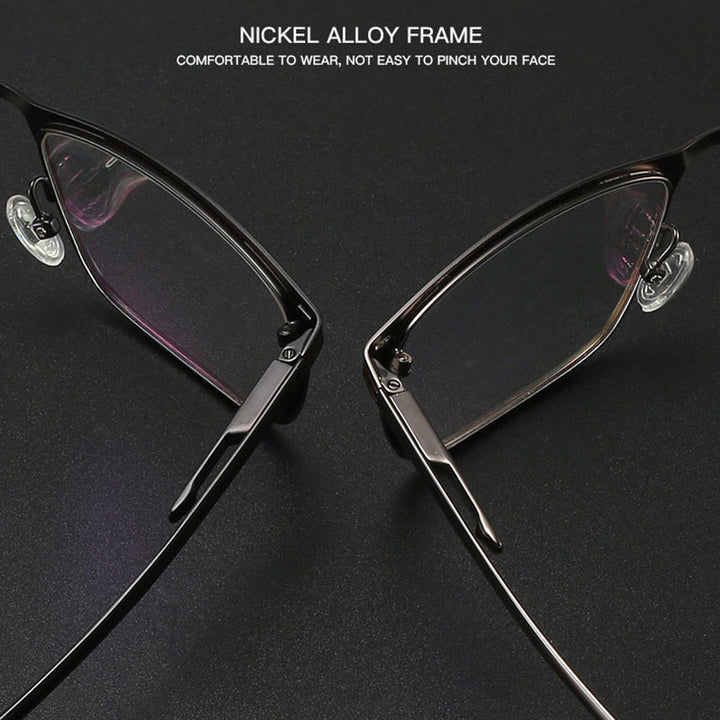Hotochki Unisex Full Rim Nickel Alloy PC Plastic Resin Frame Eyeglasses 5138 Full Rim Hotochki