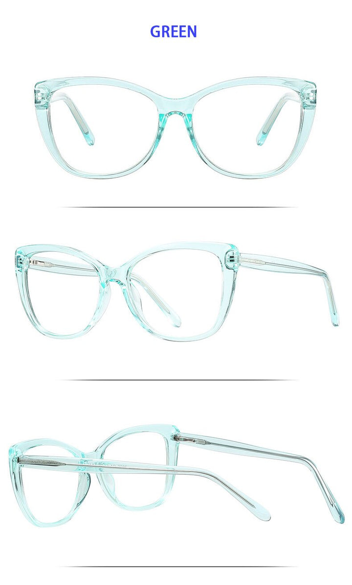 Hotochki Women's Full Rim PC Plastic Resin Frame Eyeglasses 2005 Full Rim Hotochki