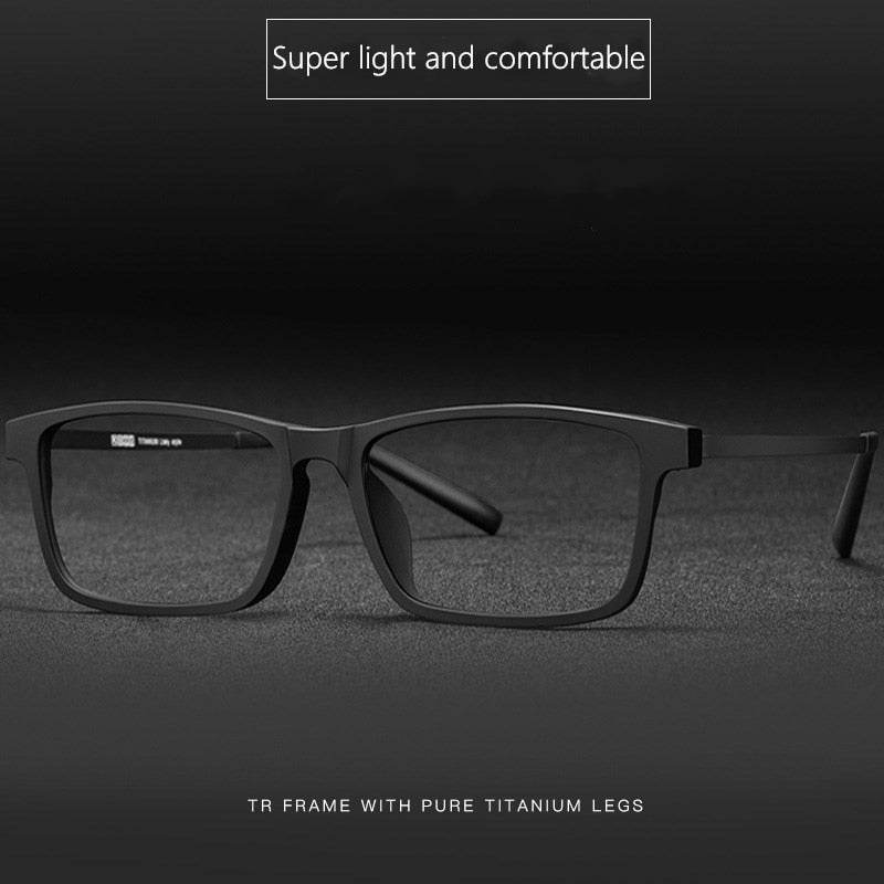 Yimaruili Unisex Full Rim Titanium Frame Eyeglasses 8836X Full Rim Yimaruili Eyeglasses