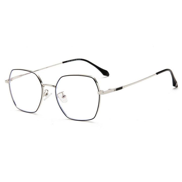 Hotochki Unisex Full Rim Alloy Frame Spring Hinge Eyeglasses 9339 Full Rim Hotochki