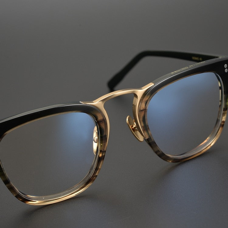 Yimaruili Men's Full Rim Acetate Frame Eyeglasses Y001 Full Rim Yimaruili Eyeglasses