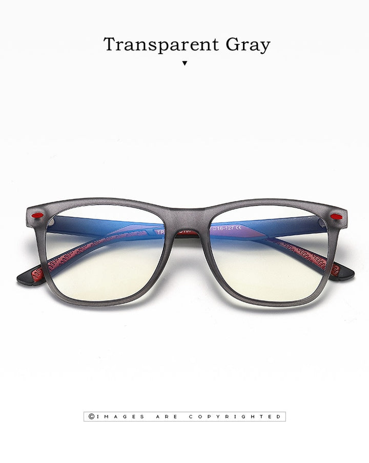 Yimaruili Unisex Youth Full Rim TR 90 Resin Acetate Frame Anti Blue Light Computer Eyeglasses 5102 Full Rim Yimaruili Eyeglasses