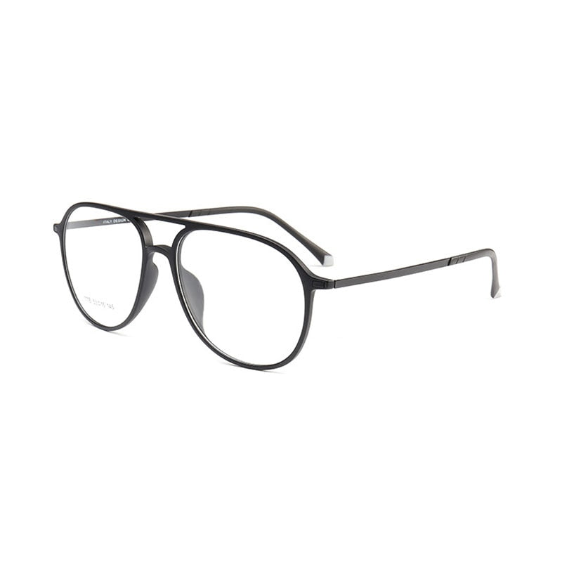 Reven Jate Unisex Full Rim Oval Acetate Eyeglasses 1116 Full Rim Reven Jate